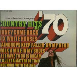    Country Hits of 70 Volume One Nashvile Country Singers Music