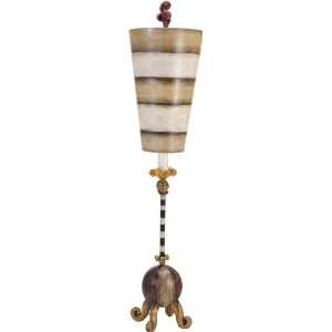   Le Cirque Transitional Single Light Buffet Lamp with Decorative Str