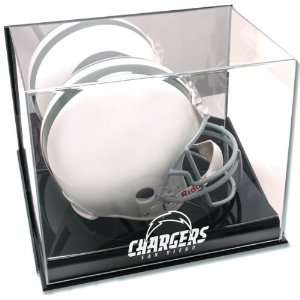 San Diego Chargers Wall Mounted Helmet Logo Display Case  