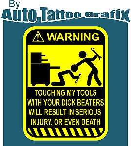 Turbo Warning Decal