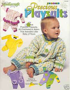 PRECIOUS PLAYSUITS crochet book BABY/TODDLER  