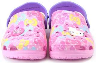  Kitty crocs Sandals★Kids/Girls Flip Flops Pool Beach Shoes Pink