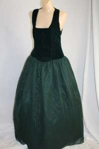 VINTAGE 80S PERIOD PARTY PROM ball gown DRESS M mother of the bride 