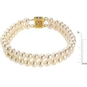   Strand Freshwater Cultured Pearl Bracelet Diamond Designs Jewelry