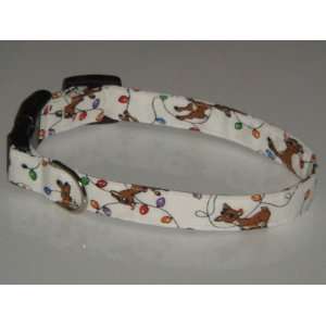  Rudolph the Red Nosed Reindeer Christmas Dog Collar X 