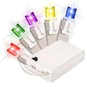  Multi Color   Battery Operated   15 LED Bulbs   Wide Angle 