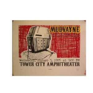  Mudvayne Silkscreen Poster Knight Tower City Everything 
