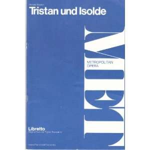  Tristan Und Isolde   Opera In Three Acts   G. Schirmers 