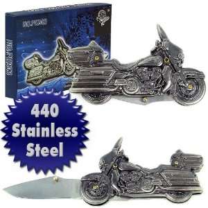  WhetstoneT Motorcycle Stainless Steel Folding Pocket Knife 