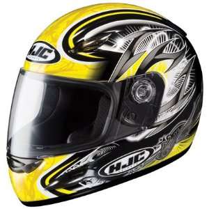 HJC CS Y Youth Hellion Full Face Motorcycle Helmet MC 3 Yellow Large L 