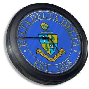  Delta Delta Delta Wall Clock