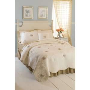  Trousseau Ivory Handcrafted Prewashed Cotton Quilt