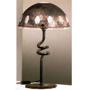  PLC Lighting 875 GRN/CP Fantasia Table Lamp, Copper