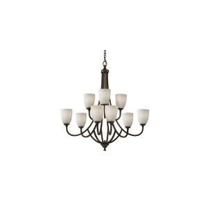 Solutions F2585 6+3HTBZ Perry 9 Light Two Tier Chandelier in Heritage 