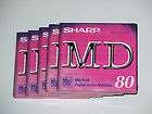 sharp 80min brand new minidiscs md minidisk location united