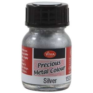  Viva Decor 25ml Precious Metal Color, Silver Arts, Crafts 