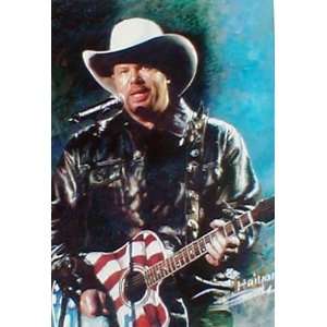  Toby Keith (W/ American Flag Guitar) Music Poster Print 