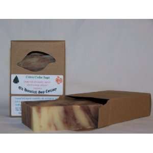  Organic Citrus Cedar Sage Bar Soap Beauty