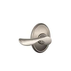   F10 619 Satin Nickel Passage Champagne Style Lever with Wakefield Rose