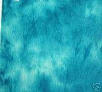TURQUOISE BLUE SPOT DYED RUG HOOKING WOOL 1/4 YARD  