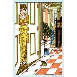     Greeting the Frog   Poster by Walter Crane (12x18)