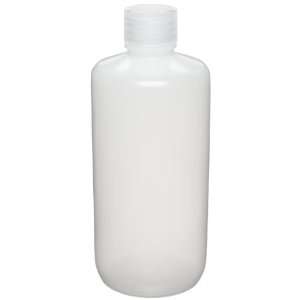 Wheaton 208928 LDPE Leak Resistant Narrow Mouth Bottle, 8oz With 24 