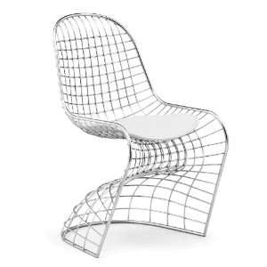  Zuo Wickham Dining Chair Chrome (set of 2)