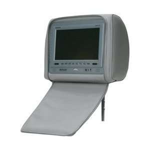   9inch TFT LCD Monitor Headrest w/Zippered Cover Gray Electronics
