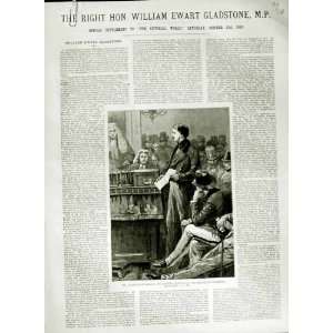  1882 WILLIAM EWART GLADSTONE HOUSE COMMONS HAWARDEN