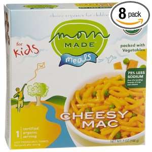 Mom Made Foods Cheesy Mac Meal, 7 Ounce Boxes (Pack of 8)  