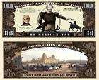 The Mexican American War Million Dollar Bills (5/$3.00)