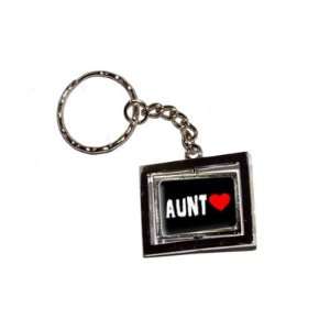  Aunt Love   Red Heart   New Keychain Ring Automotive