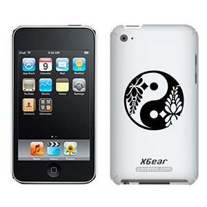  Floral Yin Yang on iPod Touch 4G XGear Shell Case 