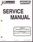 Mercury Mariner Outboard Motor Service Manual 15 HP  