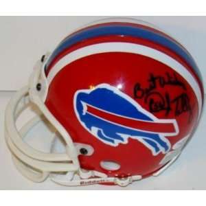  Darryl Talley Autographed Mini Helmet   Bills JSA 