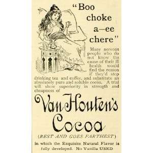   Cocoa Chocolate Products Hot Beverage Drink   Original Print Ad