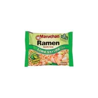 Maruchan Ramen, Lime Shrimp, 3 Ounce Packages (Pack of 24)