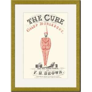   Framed/Matted Print 17x23, The Cure   Gallop Burlesque