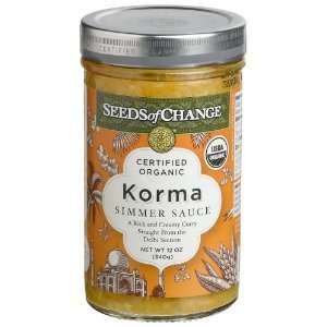 Seeds Of Change Organic Korma Simmer Grocery & Gourmet Food