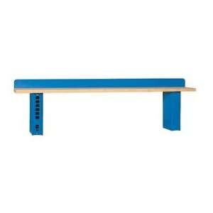   Block Instrument Riser Shelf With Back Stop   Blue