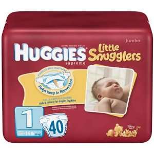  Huggies Supreme Diapers Little Snugglers Size 1   4 Pack 