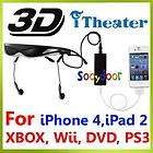 80 3D IMAX Movies Theater Cinema iTheater Virtual Video Glasses For 