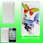 Butterfly Plastic IMD Back Case Cover iPod Touch 4G  