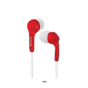  Polaroid Stereo In Ear Headphones   Red Electronics