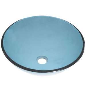   Round Tempered Glass Vessel Sink MGE 05004 7 C
