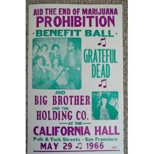Grateful Dead, Big Brother & the Holding Co. Playing in San Fransisco 