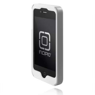 OEM Incipio iPhone 4 SILICRYLIC Double Cover Case White / Grey, At&t 