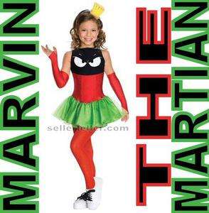 Marvin the Martian Child Halloween Costume M Medium 8   10  