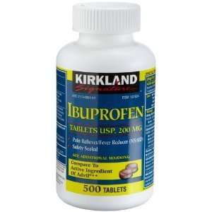  Kirkland Ibuprofen 200mg  500 Tablets Health & Personal 