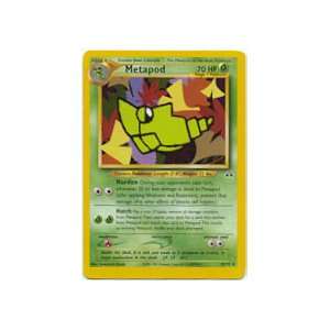   Pokemon Neo Discovery Unlimited Uncommon Metapod 42/75 Toys & Games